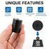 LOVIMAG 30LBS Waterproof Rare Earth Magnets, Black 24Pack Neodymium Magnets with Countersunk Hole and Screws