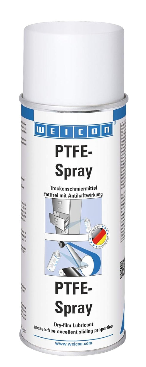 WEICON PTFE-Spray | 13.5 oz / 400 ml | Dry Film Lubricant