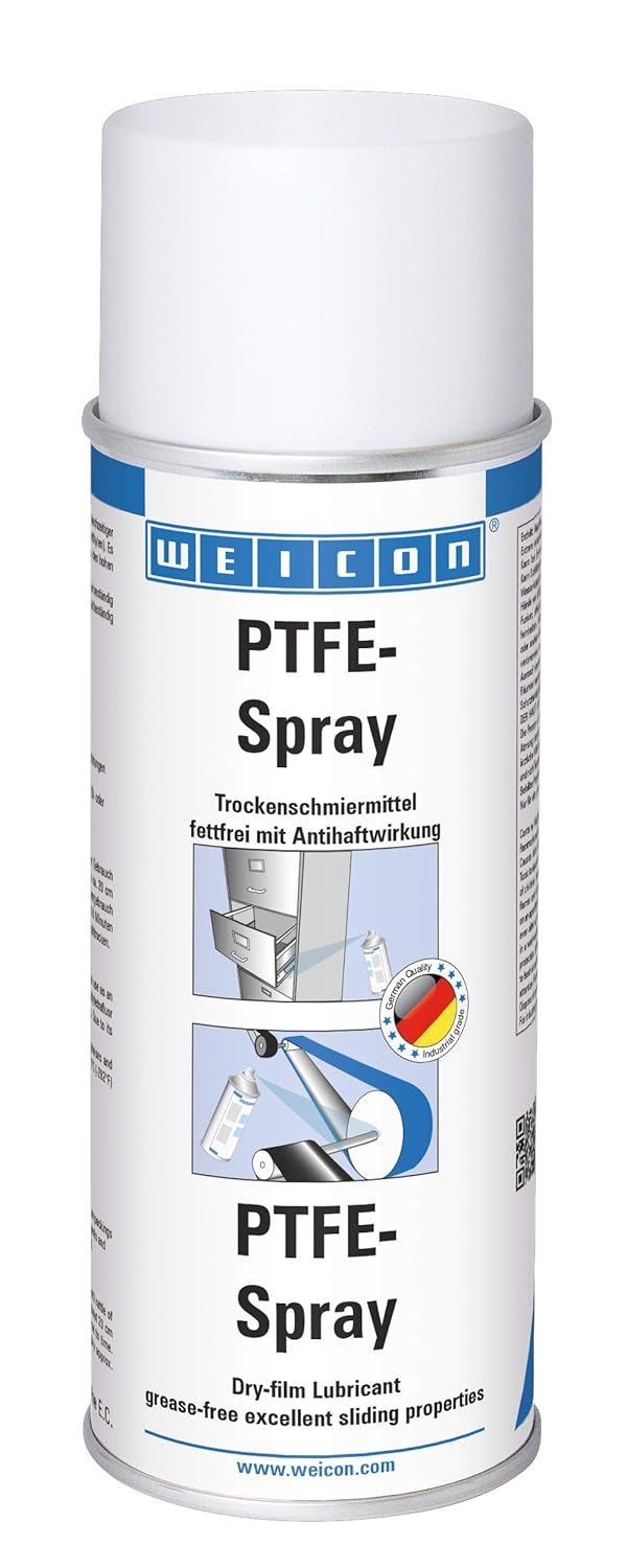 WEICON PTFE-Spray | 13.5 oz / 400 ml | Dry Film Lubricant