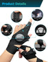 Wizstar LED Flashlight Gloves, Fathers Day Dad Birthday Gifts for Men Boyfriend Him Husband, Easter Basket Stuffer