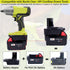 2 Packs Battery Adapter for Ryobi 18V ONE+ Tools, Convert Dewalt 20v & Milwaukee M18 18v Lithium Battery