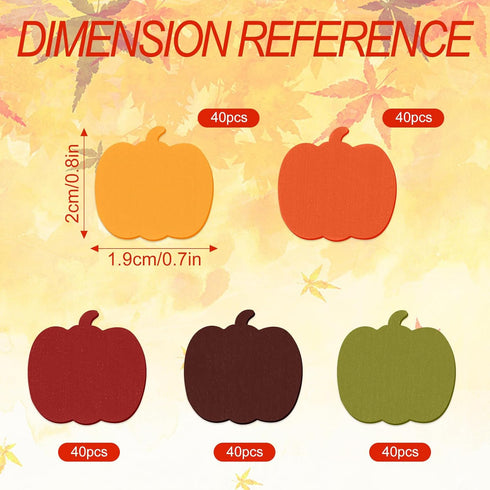 Whaline 200Pcs Pumpkin Erasers, Fall Mini Erasers for Classroom Stationery