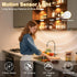 Closet Dimmable Counter 4Pack, LED Motion Sensor Puck Lights, Magnetic Rechargeable Under Cabinet Lighting, Wireless