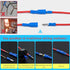Hilitchi 440Pcs 22-16/16-14/12-10 Gauge Electrical Insulated Ring Bullet Butt Spade Fork Splice Crimp Wire Terminals
