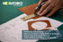Textile Finished Neoprene Rubber Sheets 12x12x1/16 inch - Solid and Flexible Mesh for Plumbing Repairs