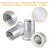 Senyard 300 M3 M4 M5 M6 M8 M10 M12#8-32#10-24 1/4"-20 5/16"-18 3/8"-16 Metric & SAE Rivet Nuts Assortment kit, Pcs