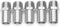 LTWFITTING Bar Production Stainless Steel 316 Barb Fitting Coupler/Connector 3/4" Hose ID x 1/2" Male NPT (Pack of 5)