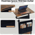 Jiabailie 24 Adjustable Height Mobile Standing Desk,Rolling Computer Stand,Computer Workstation,Portable Laptop