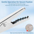 (Pack 3), 18.9" Annhua Dental Bib Ball Chain with Clips on Both Ends of Napkin Holder Adjustable