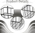 Milageto Pegboard Basket Wire Shelf Basket Container Multipurpose Attachment Bin Organizer for Entryway Pantry