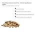 15/64" x 1 1/4" Wooden Dowel Pins - 100 Pack, Kiln Dried, Fluted, Beveled