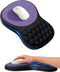 PVIPCZ Ergonomic Mouse Pad with Wrist Rest, Slope Design Memory Foam Support, Smooth