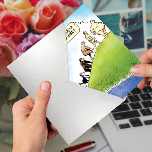 NobleWorks 1 Funny Father's Day Card for Dad, Pa, Pop, Daddy, with Envelope - Humor Greeting Card
