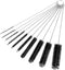 CiaraQ Bottle Cleaning Brushes, 9.8 Inch Nylon Tube Brush Set, Cleaner for Narrow Neck Bottles Cups with Hook, Set of