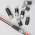 hongliang 30PCS 2 18-22AWG Double Wire Plug in Connector,Pluggable Low Voltage Wire Connector with Locking Buckle,Quick