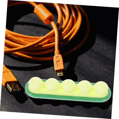 2pcs DOITOOL Wire Manager Wire Clips The Wire Bedside Table Nightstand Home Cord Holder Cable Office Charge