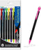 BAZIC Mechanical Pencil Electra Noir 0.7mm HB, Smooth Writing Lead, Latex Free Eraser, for Drafting Drawing Sketching