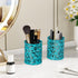 EasyPAG Metal Round Pen Holder 2 Pack - Dark Teal Desk Pencil Organizer for School & Office