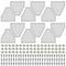12pcs 3030 Brackets T Plate Connector Joint Plate, T Slot Hardware V Slot Accessories for 3030 Aluminum Extrusion
