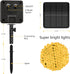 39Ft Solar String Lights Outdoor, 100 LED Waterproof Solar Lights for Yard, Fence, Party, Christmas Tree (Warm White)