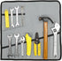 HERSENT 12 Set 4(HGJ73) Heavy Duty Oxford Tool Roll Pouch Wrench Holder Organizer Bag With Pockets Of (Grey)