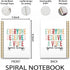 Speech Therapy Spiral Journal Notebook, 5.5×8.3, 160 Pages for Speech Therapists, SLP Gifts, Everyone Deserves a Voice