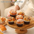 Joeabor Set 6 Pack Fake Cupcakes, Artificial Cupcakes for Display, Realistic Fake Food, Artificial Cake Fake Desserts