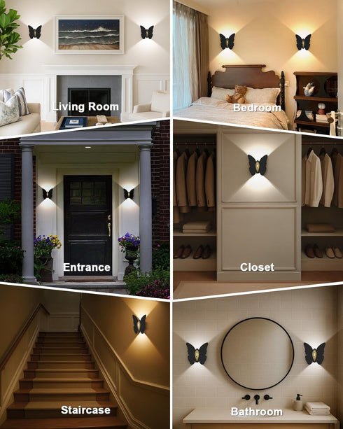 1 Pack 5000mAh 3 Closet Rechargeable Motion Sensor Wall Light: Battery Operated Wall Sconce Colors Wireless Motion