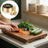 HANLANXUE 8 0.8 0.31 Inch Pcs Brass Cutting Board Feet with Nonslip Pads x Rubber Feet for Cutting Boards, Solid Brass