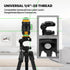 DegLasers Tripod,1/4"-20 Mount,18" 3-Way Laser Level Thread Lightweight Aluminum Portable Adjustable Tripod