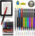 G.T. Luscombe Company, Inc. 10 Piece Inductive Bible Study Pen/Pencil Set, No Smearing, Cross Imprint