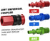 WYNNsky Universal Air Coupler and Industrial Air Plug Kit, 1/4 Inch Threads, 14 Pieces Air Compressor Accessories