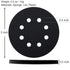 2 Pack 5 Inch 8 M-jump Holes Sponge Cushion Buffer Orbital Sander Foam Pad Backing Pad - Hook and Loop Soft Interface