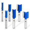 6Pcs Straight Cut Router Bit Set 1/4" Shank, 3/4", 5/8", 1/2", 3/8",