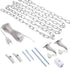 12 15 Canomo Swag Lighting Kit with Feet Chandelier Chain and Feet Cord, Instructions Included for Chandelier, Pendant