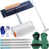 DBYANAN Self Leveling Tools Kit 10 inch Spiked Roller with 62in Extension Pole
