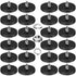 24Pack Rubber Coated Magnets, 30LBS Neodymium Magnets with M6 Magnetic Assembly Base for Light Bar, Camera Tool.