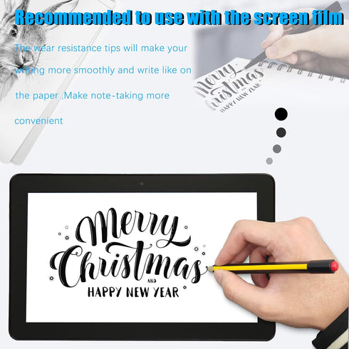 Fine Replacement Pencil Nibs Compatible with STAEDTLER Noris Digital Jumbo/Classic EMR Digital Pen Stylus, Titanium