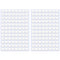 Self-Adhesive Screw Hole Stickers, 2-Table 96 in 1 Self-Adhesive Screw Covers, Dustproof Sticker 15mm White