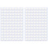 Self-Adhesive Screw Hole Stickers, 2-Table 96 in 1 Self-Adhesive Screw Covers, Dustproof Sticker 15mm White
