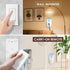 K KASONIC Wireless Remote Control Outlet, Indoor Remote Light Switch for Plug in Lamp, 100 Feet Away