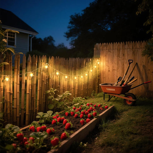50 30.67FT 8 LED Solar Star Lights Outdoor, Star Twinkle Lights Outdoor Waterproof with Modes, Solar Powered String