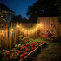 50 30.67FT 8 LED Solar Star Lights Outdoor, Star Twinkle Lights Outdoor Waterproof with Modes, Solar Powered String
