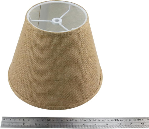 5.1" 9" 6.7" T Tulead Lampshade Beige Drum Lamp Shade Table Floor Lampshade Replacement Top, Bottom, Height