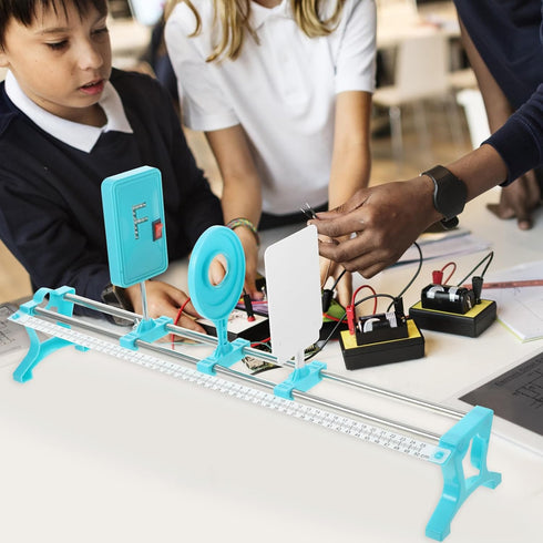 8 Optical Physics Experiment Kit for Middle School, Light Refraction and Imaging Equipment with Convex Lens and Optical