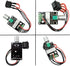 DC Motor Speed Controller PWM 1203BB, 6V12V24V, 3A 80W Adjustable Reversible Control Switch Button, 2PCS