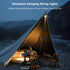 5 30s 2PACK Camping Lights String: Outdoor String Lights with Lighting Modes - Quick Recovery Durable and Waterproof