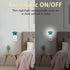 Losthll Sea Turtle Corals Night Light Plug-in Dusk to Dawn Smart Sensor White Led Nightlight for Bedroom Bathroom