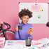 Yeaqee 72 Pcs Black Girl Sticky Notes with Motivational Pens, Inspirational Gifts Set for Women and Girls