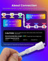 100FT 24V 221 IP68 (100FT) KISUFU Permanent Outdoor Lights for House, Smart Outside Lights with Modes, App & Remote